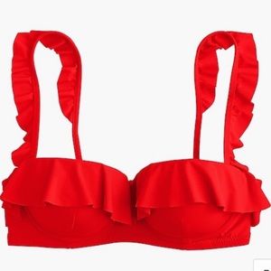 J. Crew Ruffle Underwire bikini top&bikini bottoms